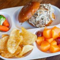 Kids Pulled Pork Slider · Served with Fruit & Your Choice of Side
