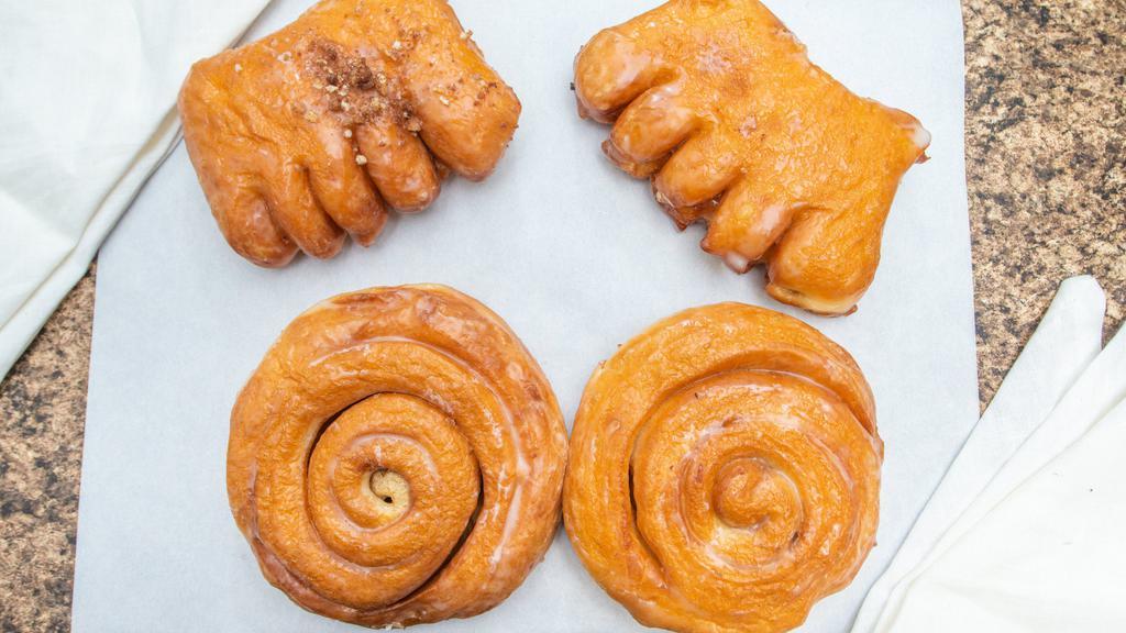 Bear Claw · An apple fruit filled yeast donut