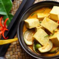 Green Curry · Stew with delicious green curry, coconut cream, and your choice of tofu or mixed vegetables ...