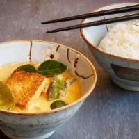 Panang Curry · Stew with delicious ground peanut curry paste, coconut cream, and your choice of tofu or mix...