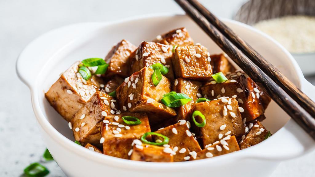 Vegan Stir Fry Ginger · Vegan stir fry with ginger and your choice of tofu or mix vegetables.