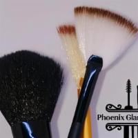Glam Girl Makeup Brush Holder · Brushes sold separately , ruby red glitter , glam girl & star decal design
, handmade by dio...