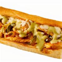 Chicken Cheesesteak A La Carte · Tender chicken served on a hot oven-toasted roll. With mushrooms, green peppers, onions, and...
