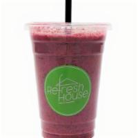 Berry Blast · 16 ounces of triple berry action including strawberries, blueberries, and raspberries all in...