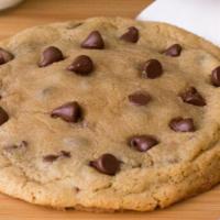 Fresh Baked Cookie · A fresh baked, giant chocolate chip cookie.