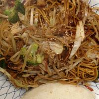 Chicken Yakisoba · +spicy available
comes with rice