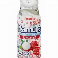 Ramune Lychee Flavor (Bottle) · Japanese Soda