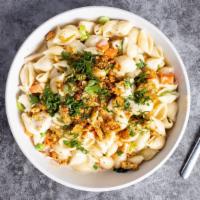 Greek Wedding Mac And Cheese · A perfect mac and cheese for a greek wedding! Fresh spinach, feta, greek olives cooked in a ...