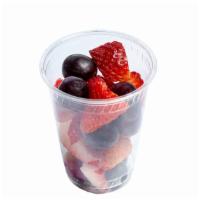 Fruit · Rotation of blueberries, grapes, and strawberries.
