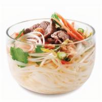 Mini Thai Soup · A fragrant Thai chicken broth filled with rice noodles, bean sprouts, onion, carrot, green o...