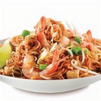 Pad Thai · Choice of protein, thin rice noodles stir-fried with sweet & sour sauce, egg, bean sprouts, ...