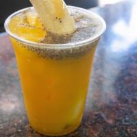 Orange Juice Chia Seeds Banana W/Honey · Served Cold- What Is Chia? Chia is an edible seed that comes from the desert plant Salvia hi...