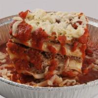 #45 Lasagna · Homemade with Beef, Veal and Pork. A Stallone's traditional dish