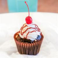 Hot Fudge Sundae · Chocolate cake with our signature buttercream frosting, roasted pecans, hot fudge, and a che...