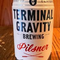 Terminal Gravity Pilsner - Single · 1 can of Terminal Gravity Pilsner