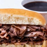French Dip · Roast beef & au jus on the side.