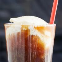 Gelato Root Beer Float · A traditional root beer float made with Madagascar vanilla gelato.