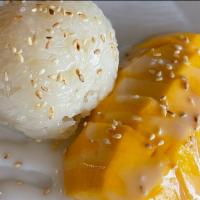 Sweet Sticky Rice With Mango (V)(Gf) · 