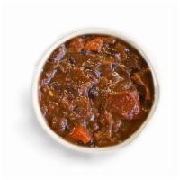 Spicy Black Bean Chili · Vegetable stock chili with black beans, green chilies and traditional chili seasonings.