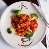 General Tao'S Chicken · Prepared with white chicken meat served with steamed rice.