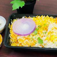 Veg Dum Biryani / Pulav (Regular Pack) · Mixed vegetables cooked with basmati rice, flavored with saffron and aromatic spices.