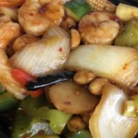 Kung Pao Shrimp · Spicy entrées.