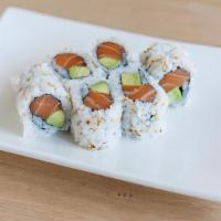 Salmon Avocado Roll · Consuming raw or undercooked meats, poultry, seafood, shellfish, or eggs may increase your r...
