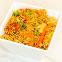 Fried Rice · Classic fried rice served with carrots, onions, and eggs. Available gluten free. Comes with ...
