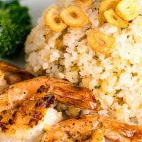 Rice · Choice of kabob with a choice of garlic rice or furikake rice.