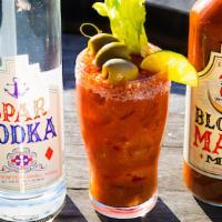 Bloody Mary · Spar Vodka, Edgefield Bloody Mary Mix & pickled veggies.