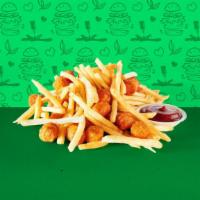 Fries-And-Tots Galore · 1/2 classic fries and 1/2 sweet potato tots, for the indecision-makers who want a taste of b...