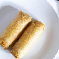 Egg Roll · Two pieces of vegetable egg roll, with sweet and sour dipping sauce.