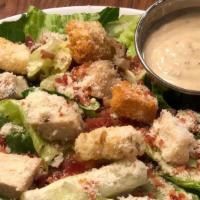 Internazionale’S Caesar Salad · Fresh crisp mixed greens with bacon, grilled chicken, croutons and grated parmesan, includes...