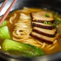 Bbq Pork Noodle 叉烧面 · Noodles with broiled or roasted pork.