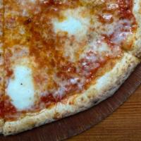 Cheese Pizza · Tomato sauce, mozzarella and provolone.