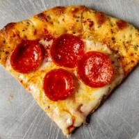Pepperoni Pizza · Pepperoni, tomato sauce & fresh mozzarella cheese.