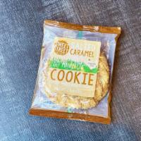 Sweet Street Salted Caramel Manifesto® Cookie · All-natural toffee and milky white chocolate chunks, alongside crisp pretzel bites and sea s...