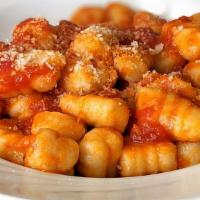Gnocchi · Your choice of sauce.