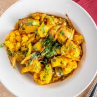 Cauliflower Potata Masala(Vegan) · Fresh cauliflower and potatoes cooked with herbs and spices, served with aromatic basmati ri...