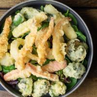 Shrimp And Vegetable Tempura Appetizer · Light fried shrimp and vegetables served with sweet and sour.