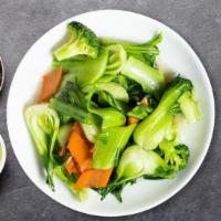 Steamed Veggies · Get a side of steamed rice.