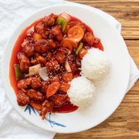 Sweet And Sour Chicken · Classic Chinese sweet and sour chicken.
