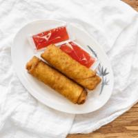 Egg Roll · 2 pieces of vegetable egg rolls.