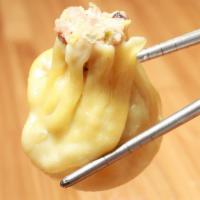 Chicken Siu Mai (8) · Steamed pastry, chopped chicken, Napa cabbage, water chestnut, shiitake (please allow 20 min...