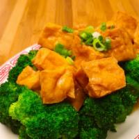 Broccoli Tofu · Vegan. Fried tofu, broccoli, house sauce.