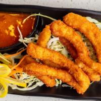 Fried Calamari · Deep fried calamari with house hot sauce.