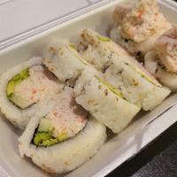 California Roll · crab meat, cucumber and avocado