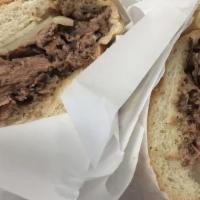 French Dip Subs · Our London Broil, melted provolone and our seasoning served with Au Jus.