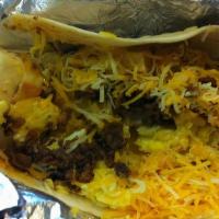 Breakfast Tacos · Served with scrambled eggs, cheese, pico de gallo, and your choice of salsa. you can also ad...