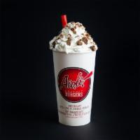 Peanut Butter Shake
 · chocolate ice cream // crushed Reese's // peanut butter // whipped cream